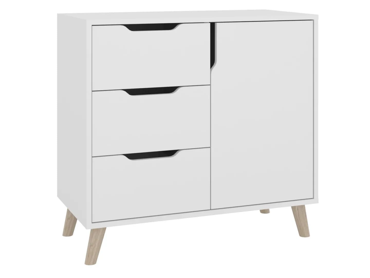 Komoda K-3+1 Retro Komodos Miegamojo baldai Svetainės baldai Vaikų baldai