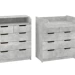 Komoda K-3+3 Swaddle Komodos Miegamojo baldai Vaikų baldai thumbnail