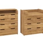 Komoda K-3+3 Swaddle Komodos Miegamojo baldai Vaikų baldai thumbnail