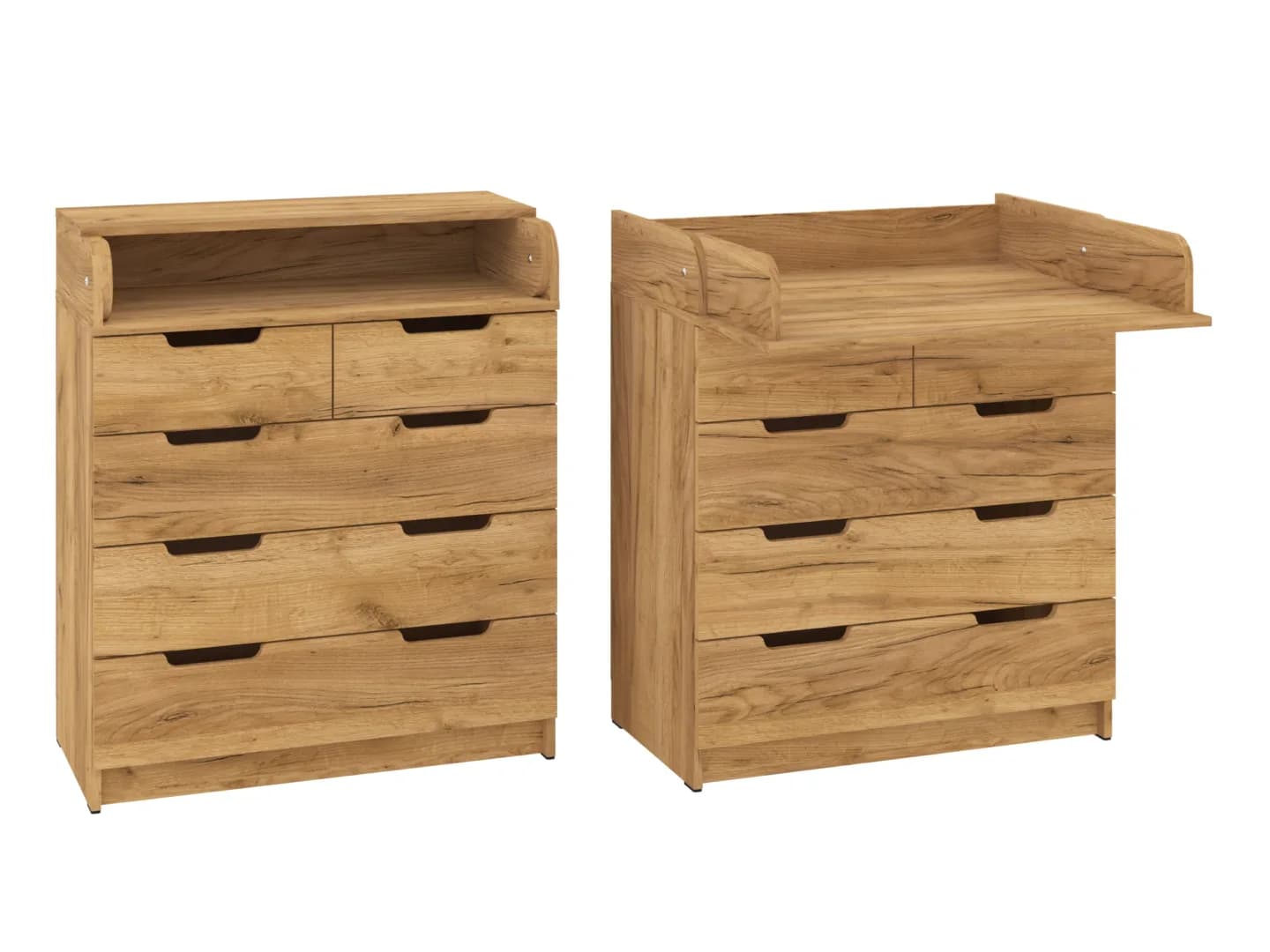 Komoda K-3+3 Swaddle Komodos Miegamojo baldai Vaikų baldai