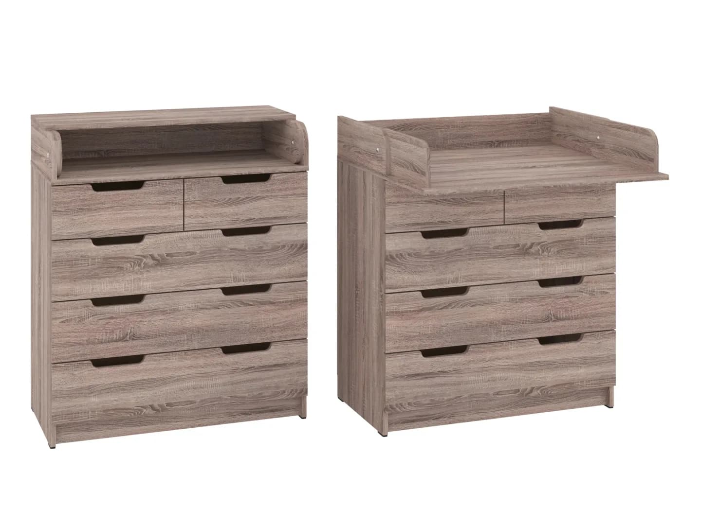 Komoda K-3+3 Swaddle Komodos Miegamojo baldai Vaikų baldai