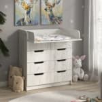 Komoda K-3+3 Swaddle Komodos Miegamojo baldai Vaikų baldai thumbnail