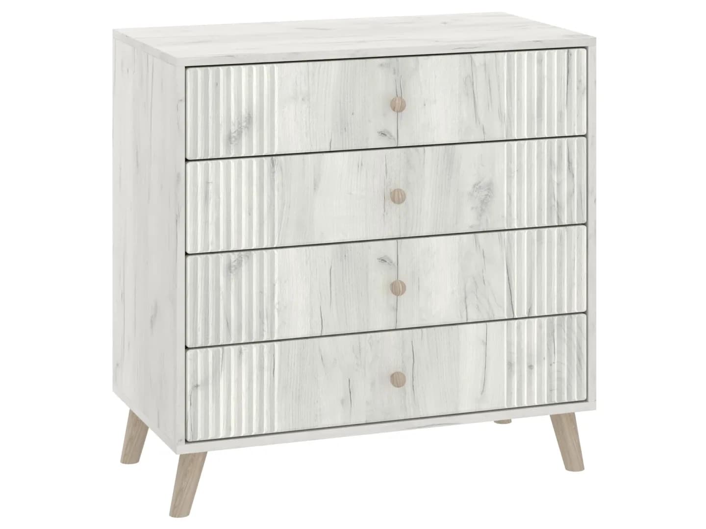 Komoda K-4 MDF Retro Komodos Miegamojo baldai Svetainės baldai Vaikų baldai