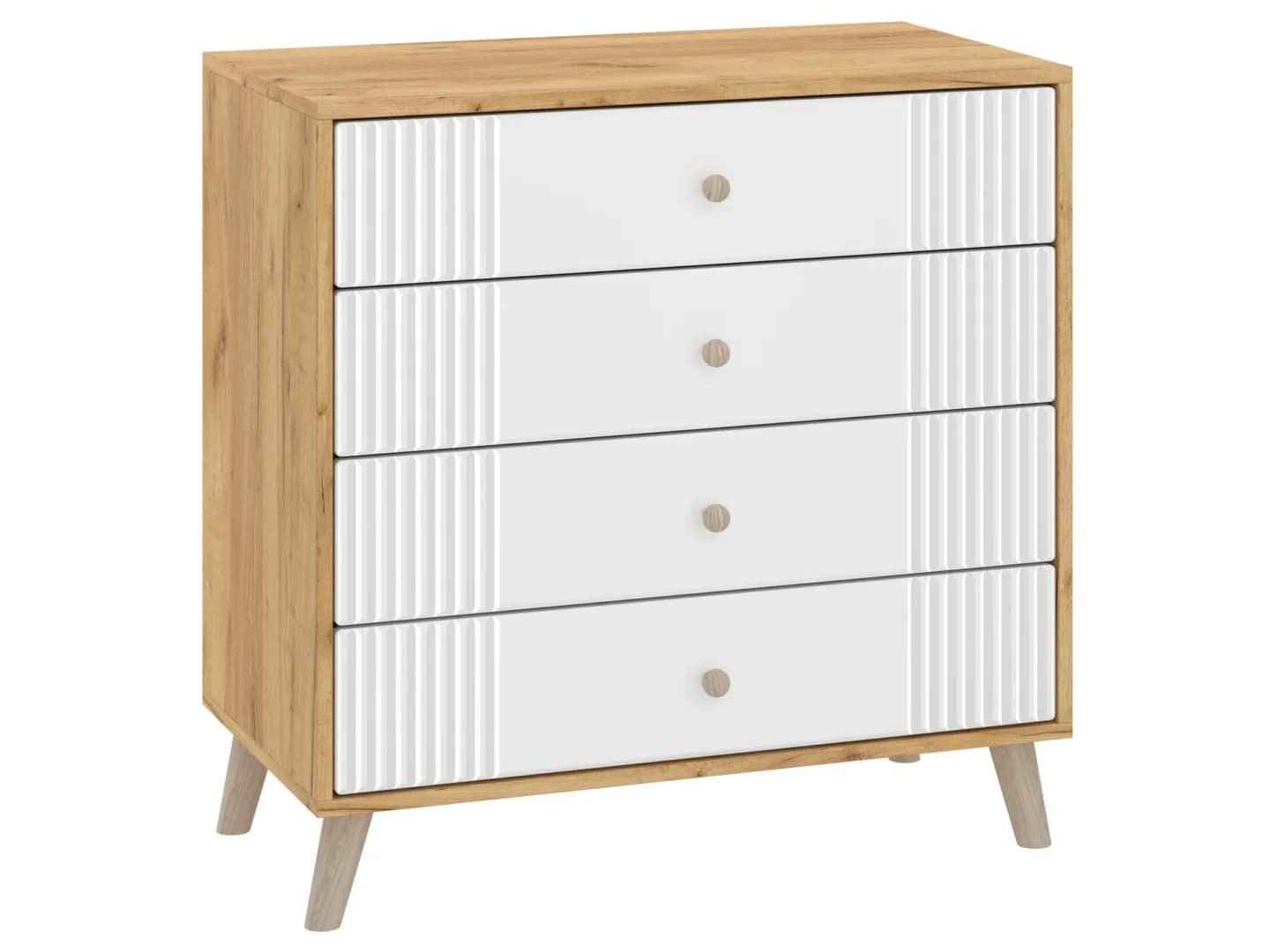 Komoda K-4 MDF Retro Komodos Miegamojo baldai Svetainės baldai Vaikų baldai