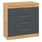 Komoda K-4 Monika Komodos Miegamojo baldai Svetainės baldai Vaikų baldai thumbnail