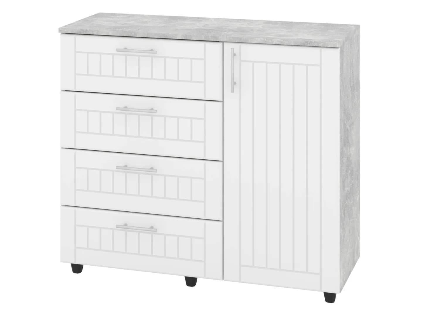 Komoda K-4+1 MDF Komodos Miegamojo baldai Svetainės baldai Vaikų baldai