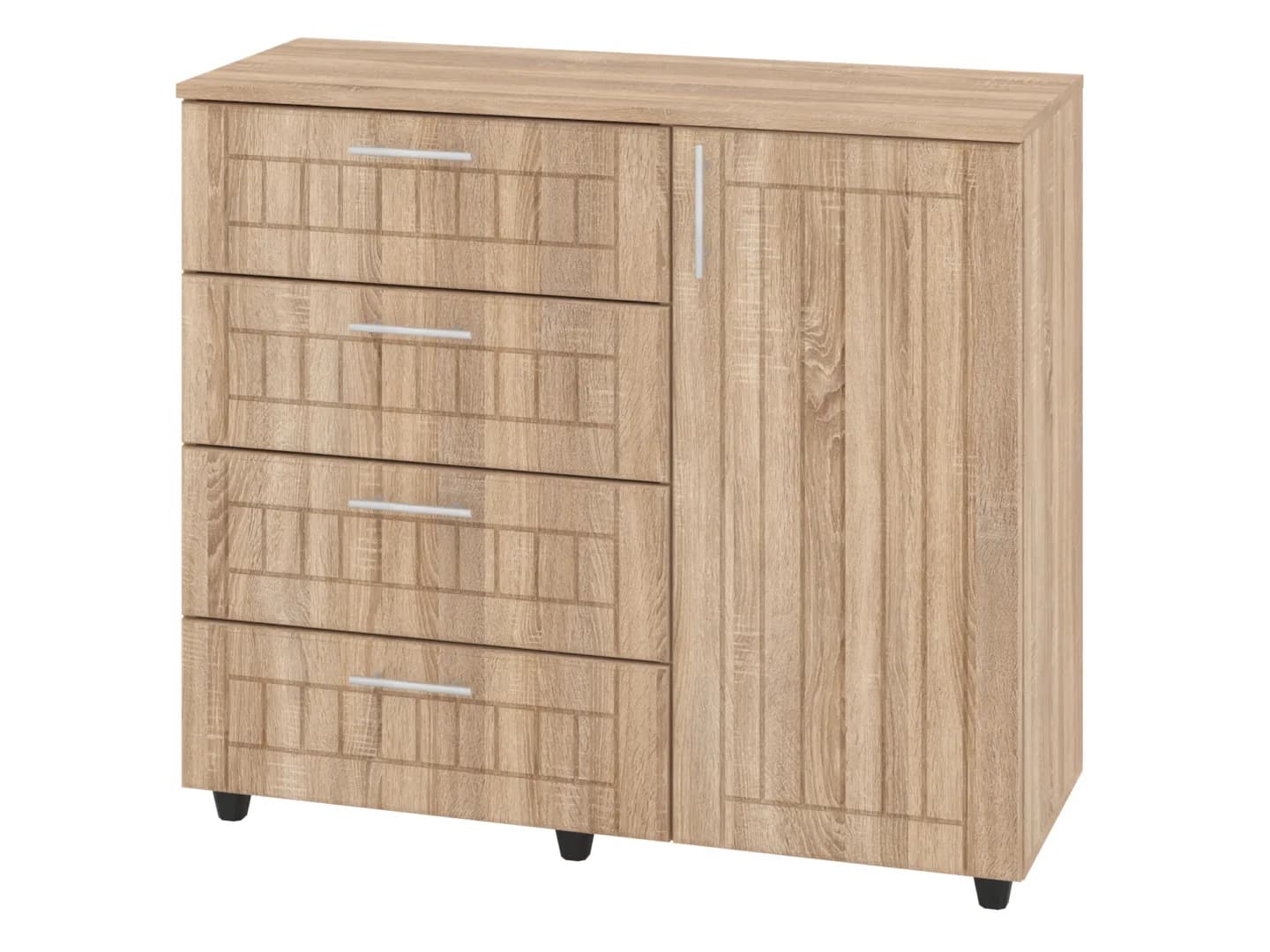 Komoda K-4+1 MDF Komodos Miegamojo baldai Svetainės baldai Vaikų baldai