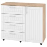 Komoda K-4+1 MDF Komodos Miegamojo baldai Svetainės baldai Vaikų baldai thumbnail