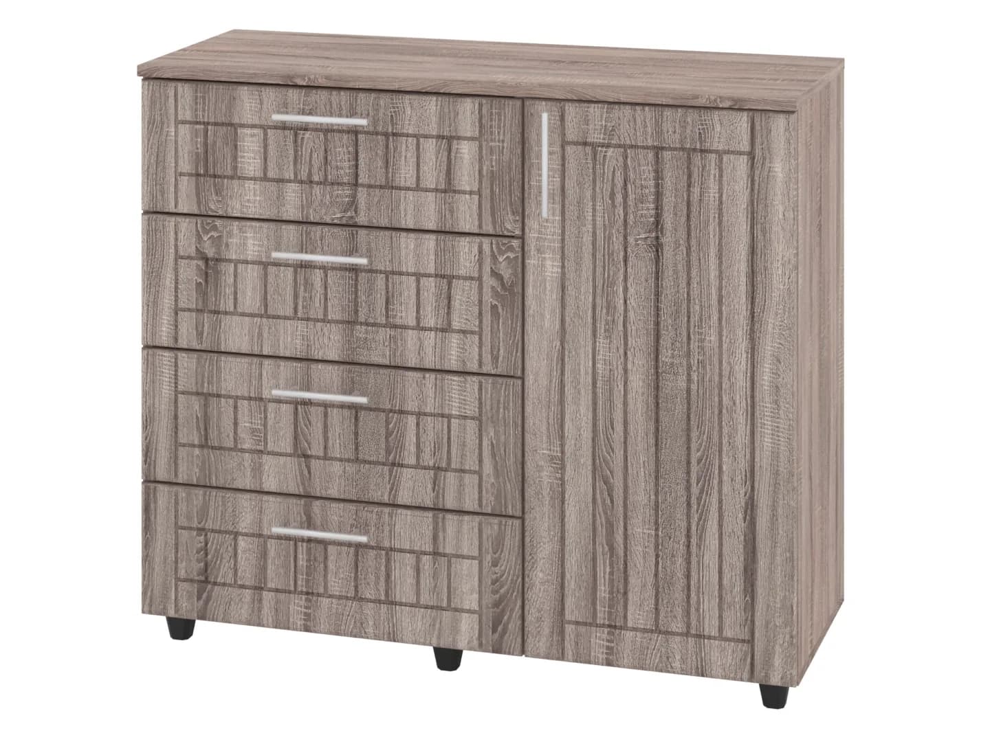 Komoda K-4+1 MDF Komodos Miegamojo baldai Svetainės baldai Vaikų baldai