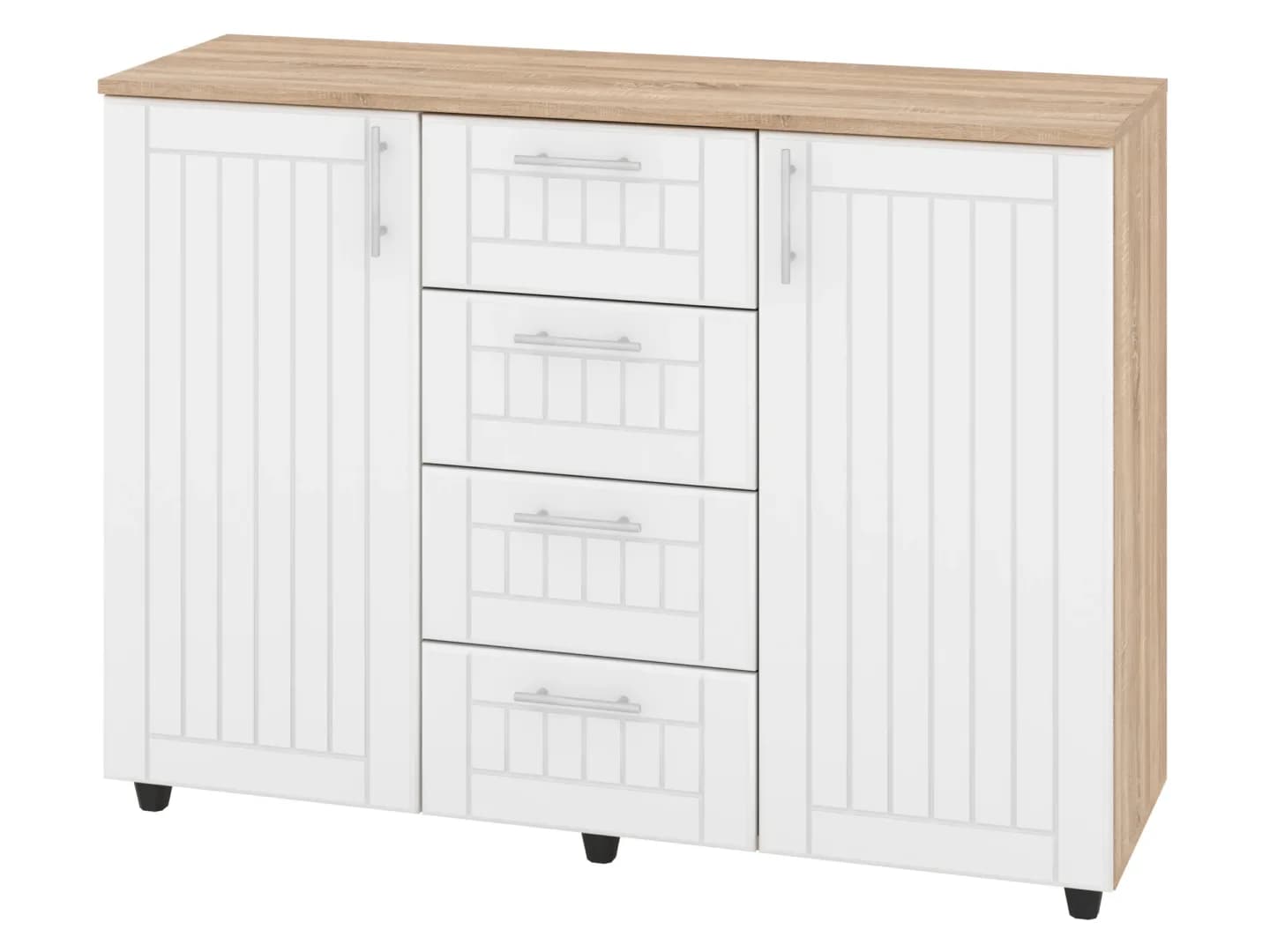 Komoda K-4+2 MDF Komodos Miegamojo baldai Svetainės baldai Vaikų baldai