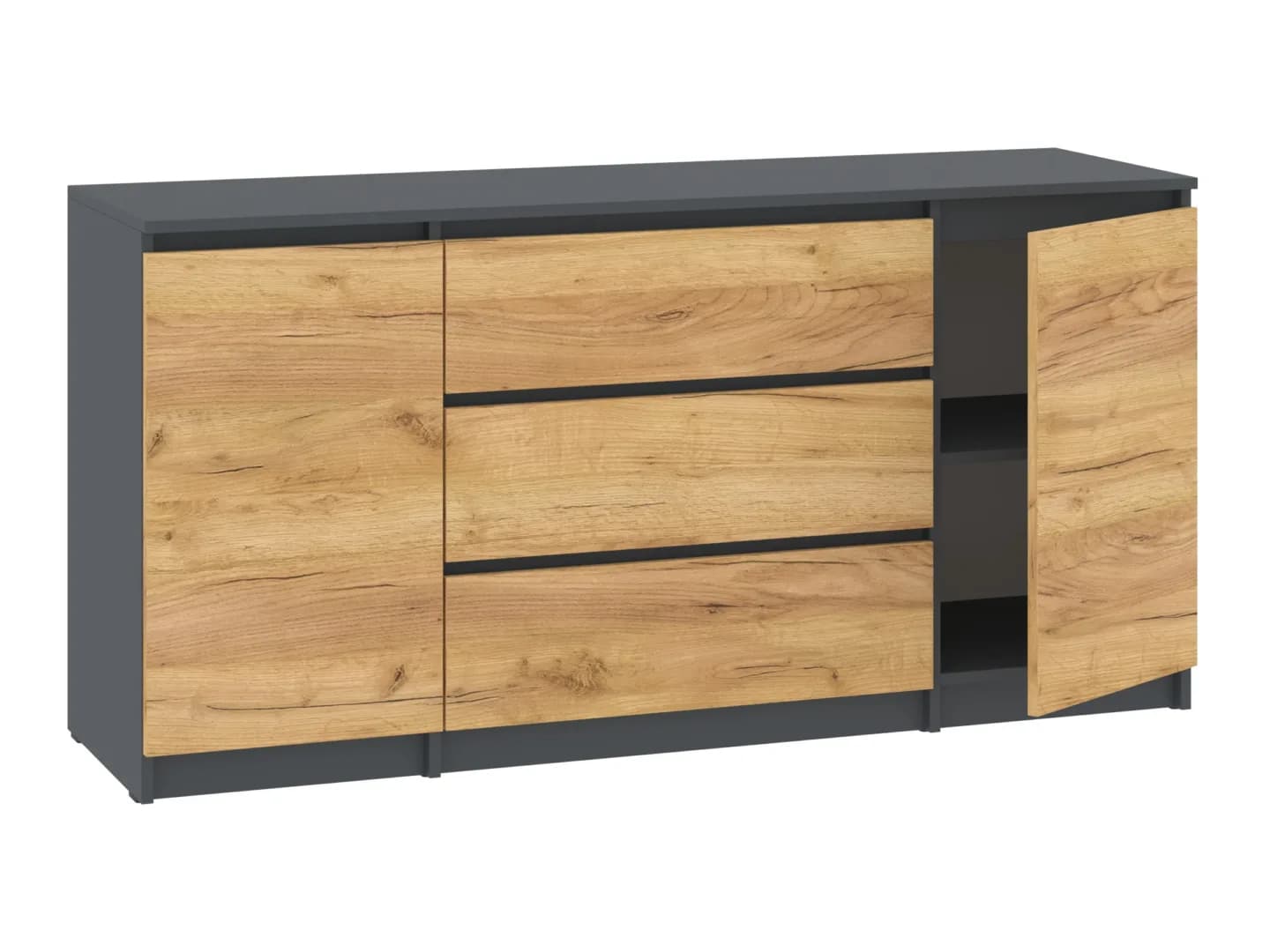 Komoda NS-3+2 Komodos Miegamojo baldai Svetainės baldai Vaikų baldai