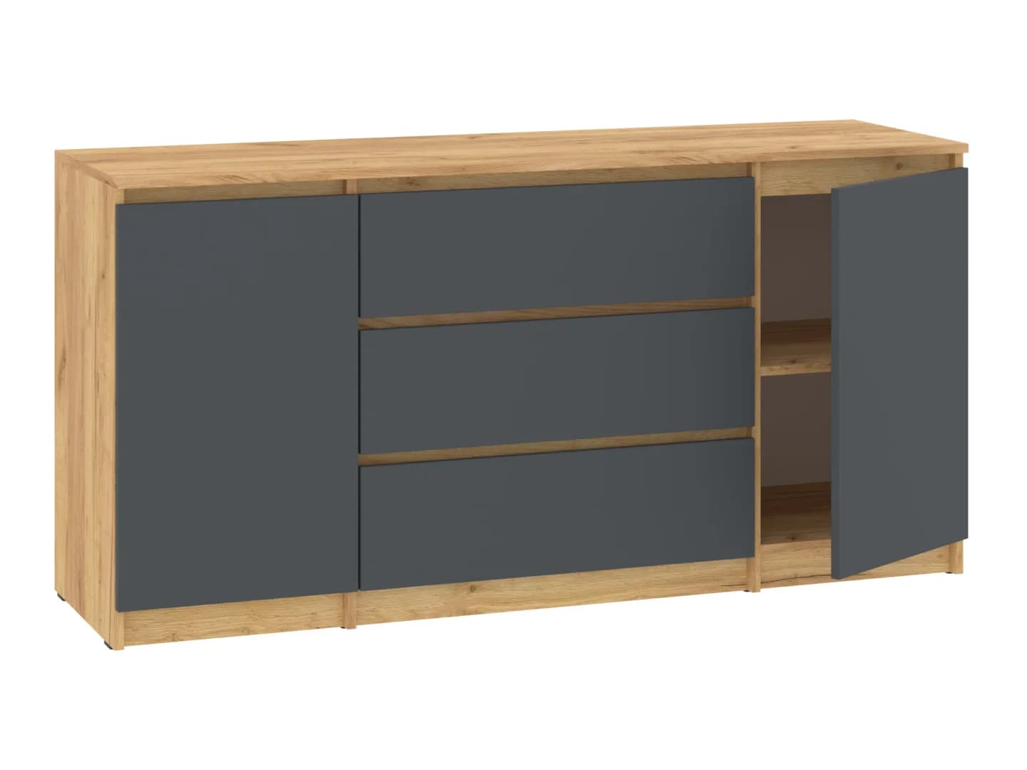 Komoda NS-3+2 Komodos Miegamojo baldai Svetainės baldai Vaikų baldai