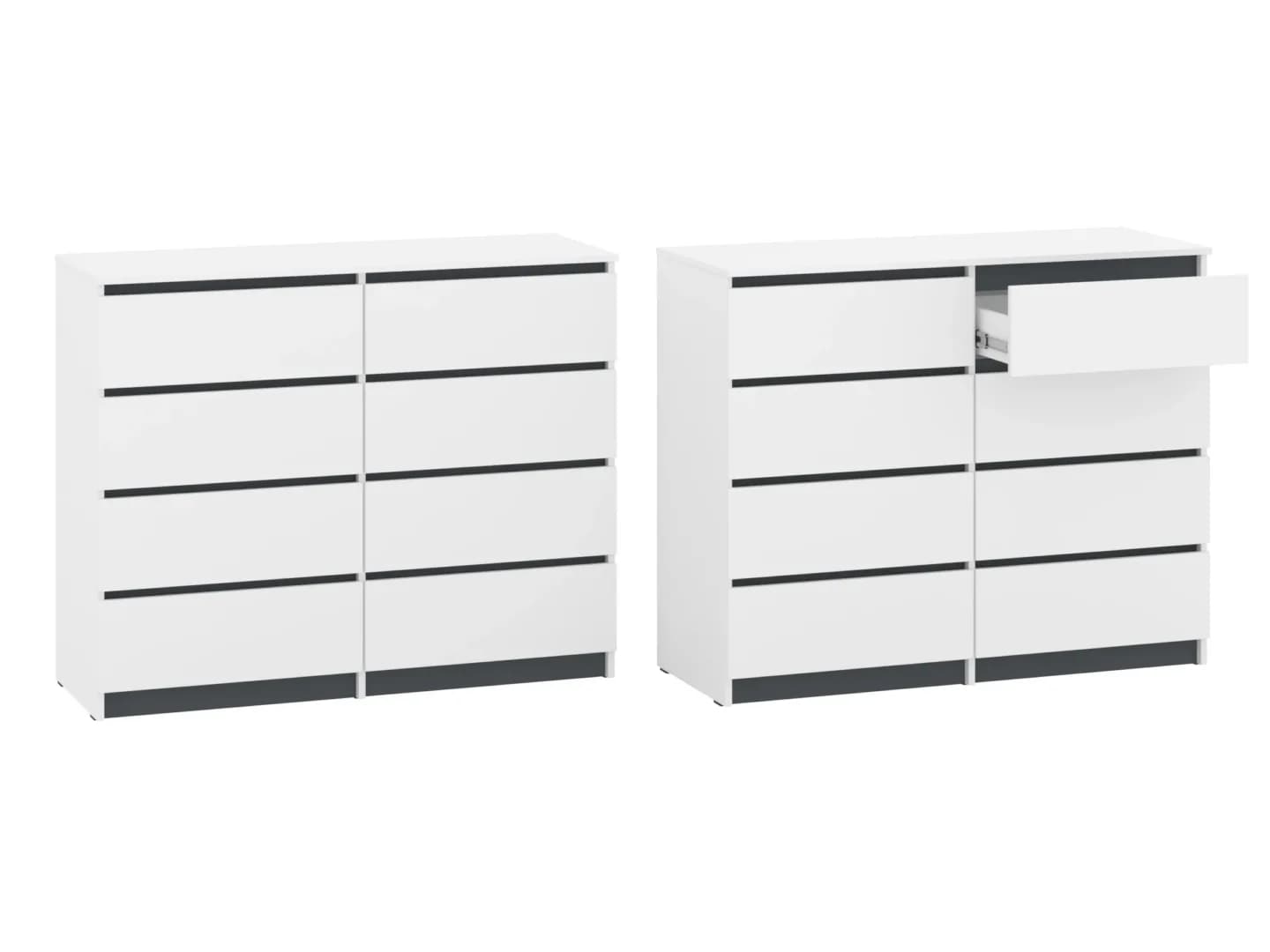 Komoda NS-8 Komodos Miegamojo baldai Svetainės baldai Vaikų baldai