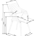 Kėdė K396 Kėdės Virtuvės baldai thumbnail