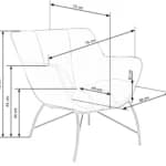 Fotelis BELTON Foteliai Svetainės baldai thumbnail