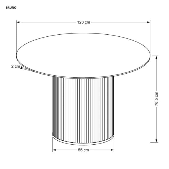Stalas BRUNO Stalai Virtuvės baldai