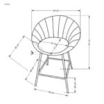 Baro kėdė H112 Baro kėdės Virtuvės baldai thumbnail