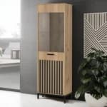 Vitrina LAMINO W-1 Svetainės baldai Vitrinos thumbnail