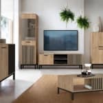 Vitrina LAMINO W-1 Svetainės baldai Vitrinos thumbnail