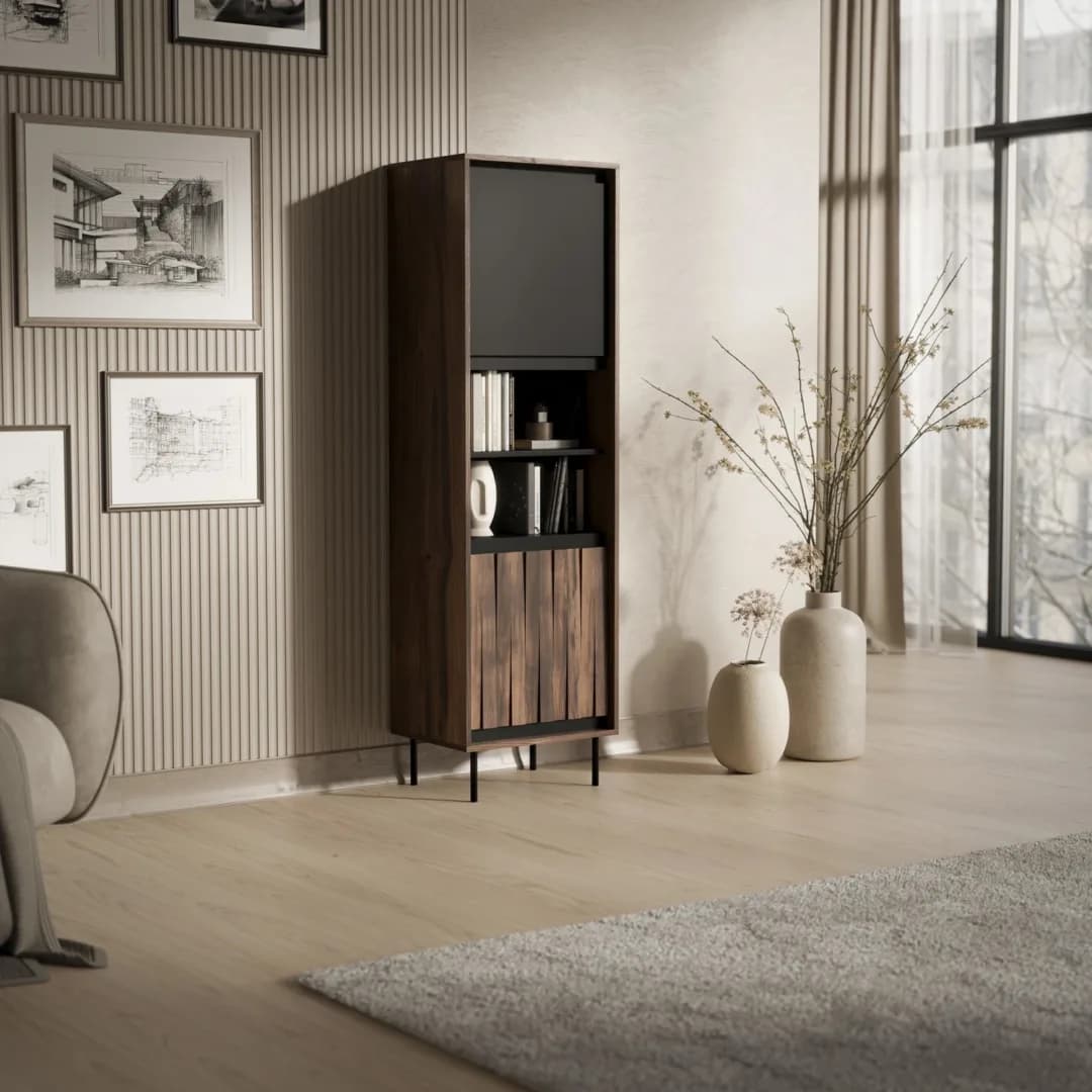 Vitrina SWING W-1 Svetainės baldai Vitrinos