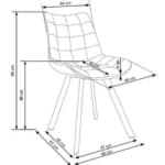 Kėdė K549 Kėdės Virtuvės baldai thumbnail