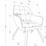 Kėdė K588 Kėdės Virtuvės baldai thumbnail