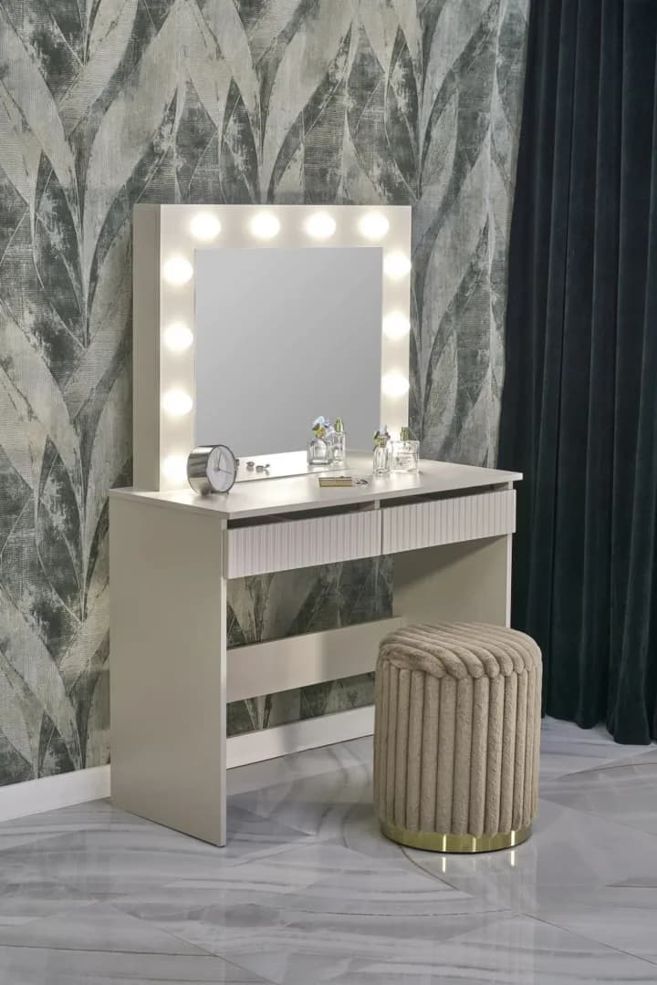 Kosmetinis staliukas HOLLYWOOD Kosmetiniai staliukai Miegamojo baldai