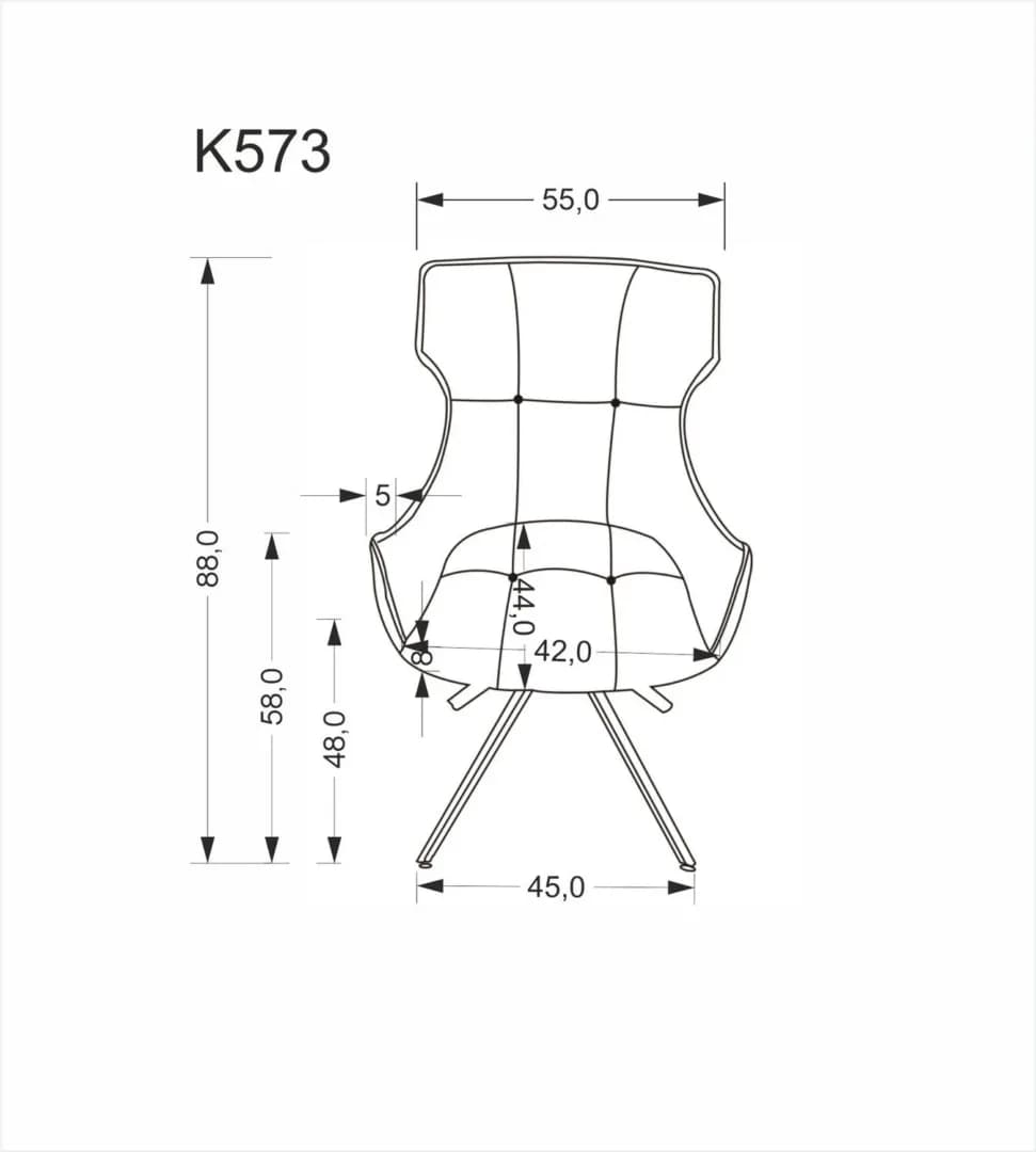 Kėdė K573 Kėdės Virtuvės baldai