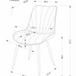 Kėdė K589 Kėdės Virtuvės baldai thumbnail