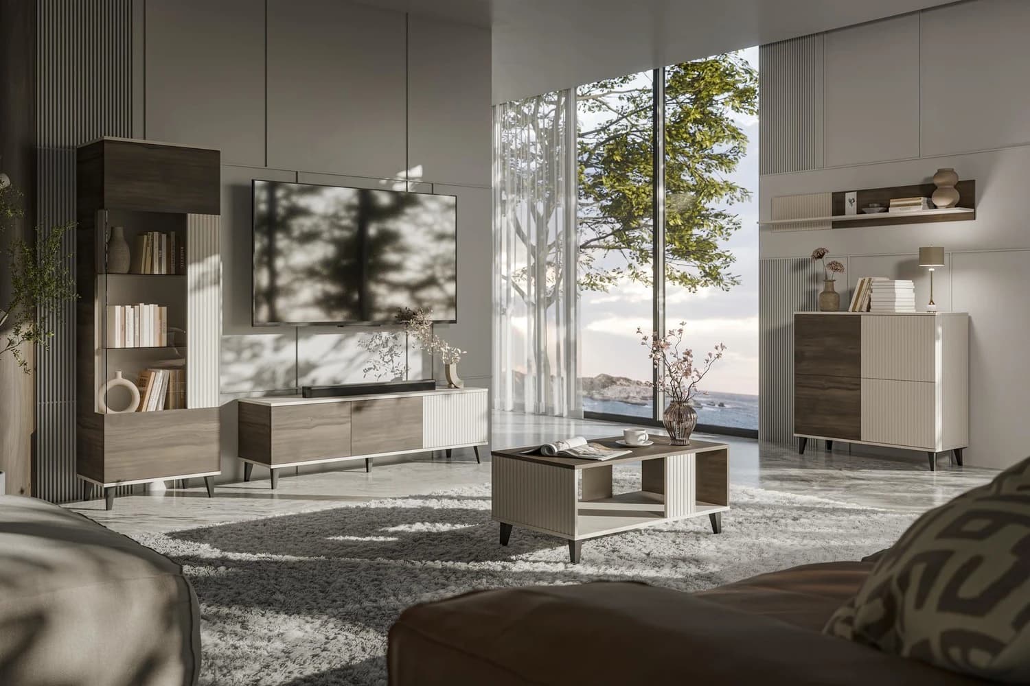 TV staliukas RANDOM 2 RTV-2 Svetainės baldai TV staliukai