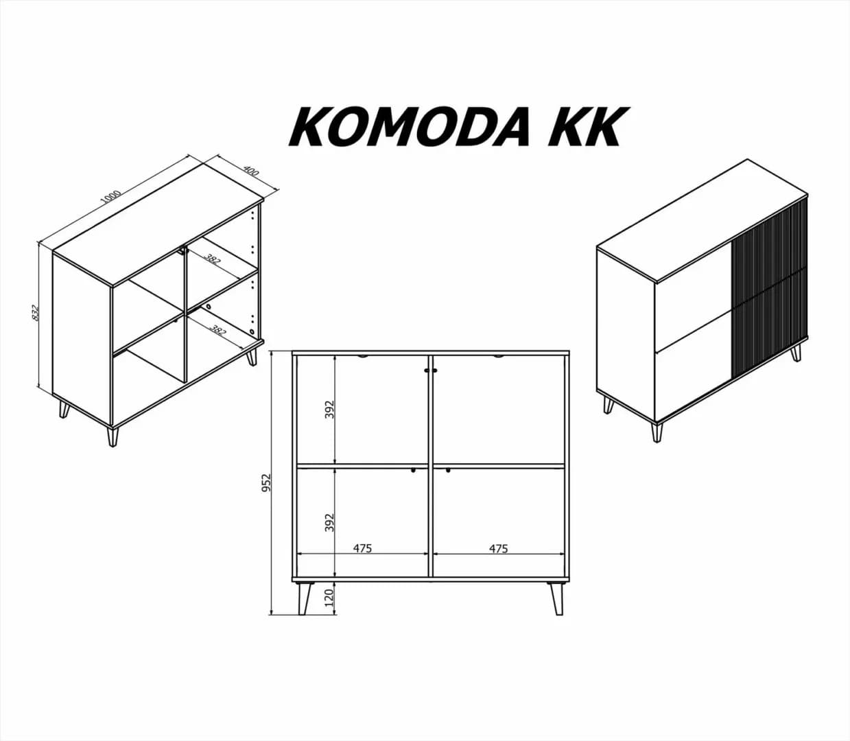 Komoda RANDOM 2 KM-2 Komodos