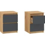 Naktinis staliukas NS-PT-2 Miegamojo baldai Naktiniai staliukai thumbnail