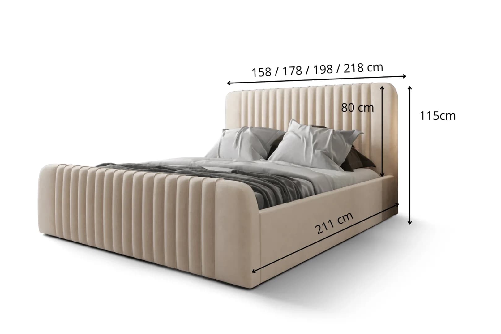 Lova Modena Lovos Miegamojo baldai