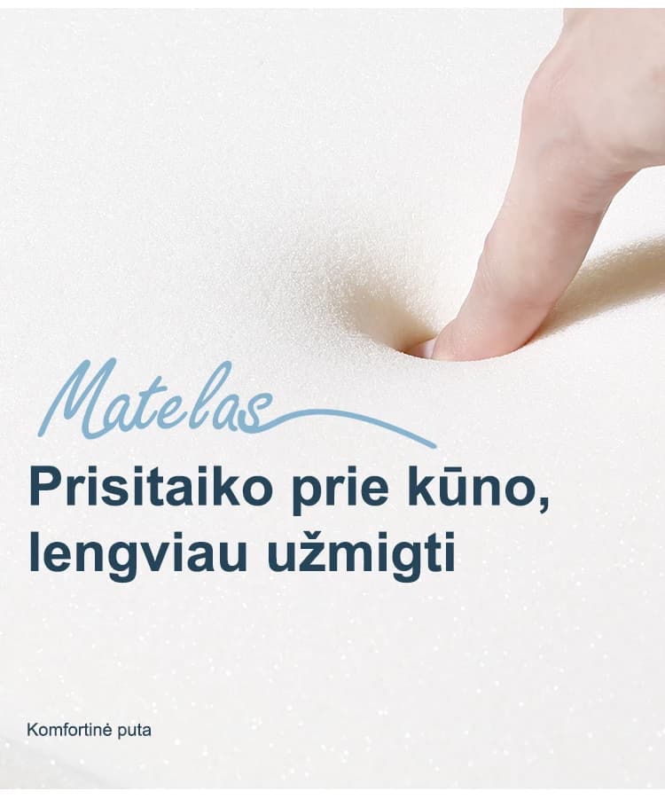 Čiužinys Cloudia Flow Čiužiniai Miegamojo baldai Vaikų baldai