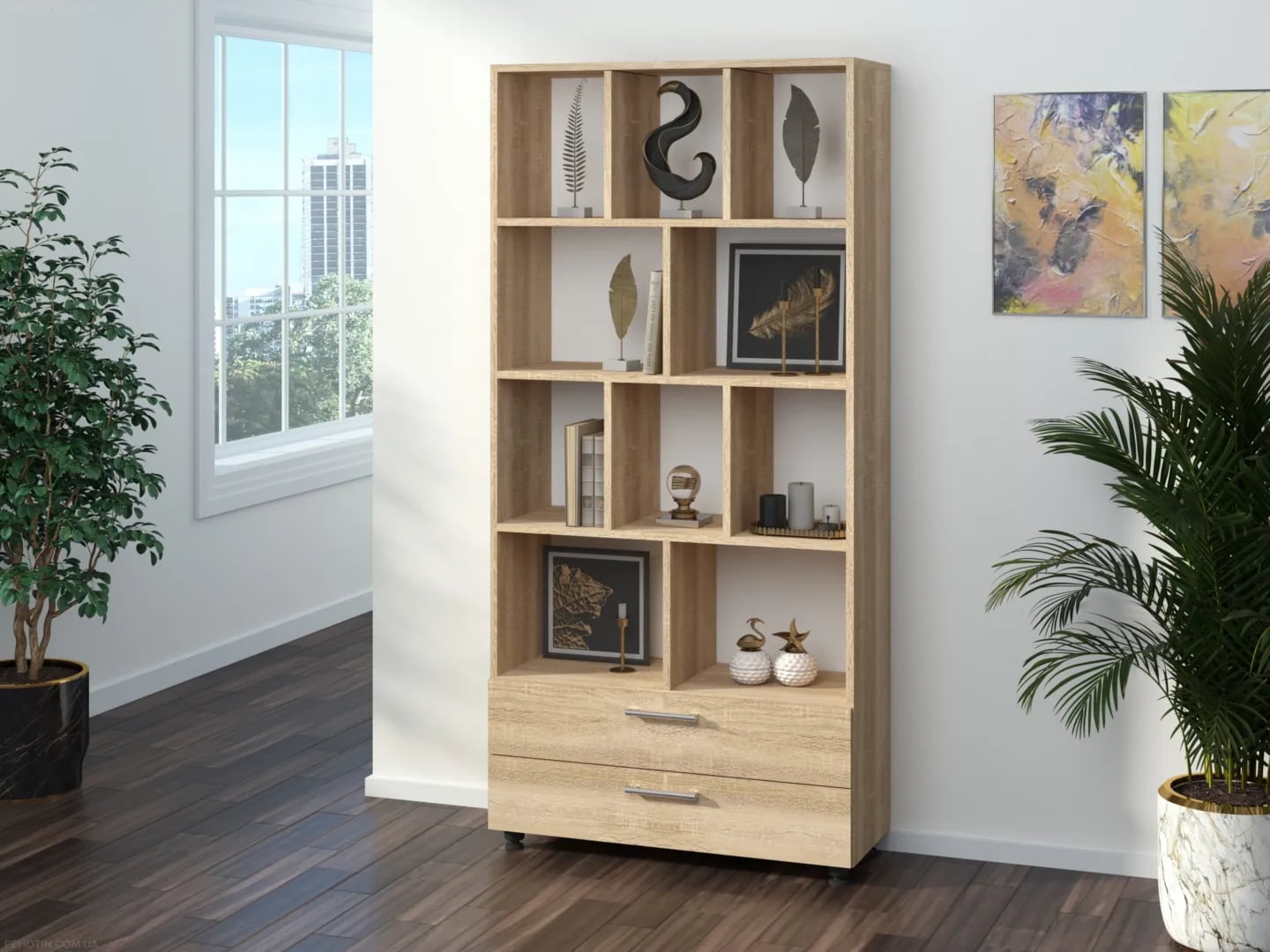 Lentyna Bookshelf-10 Lentynos Svetainės baldai