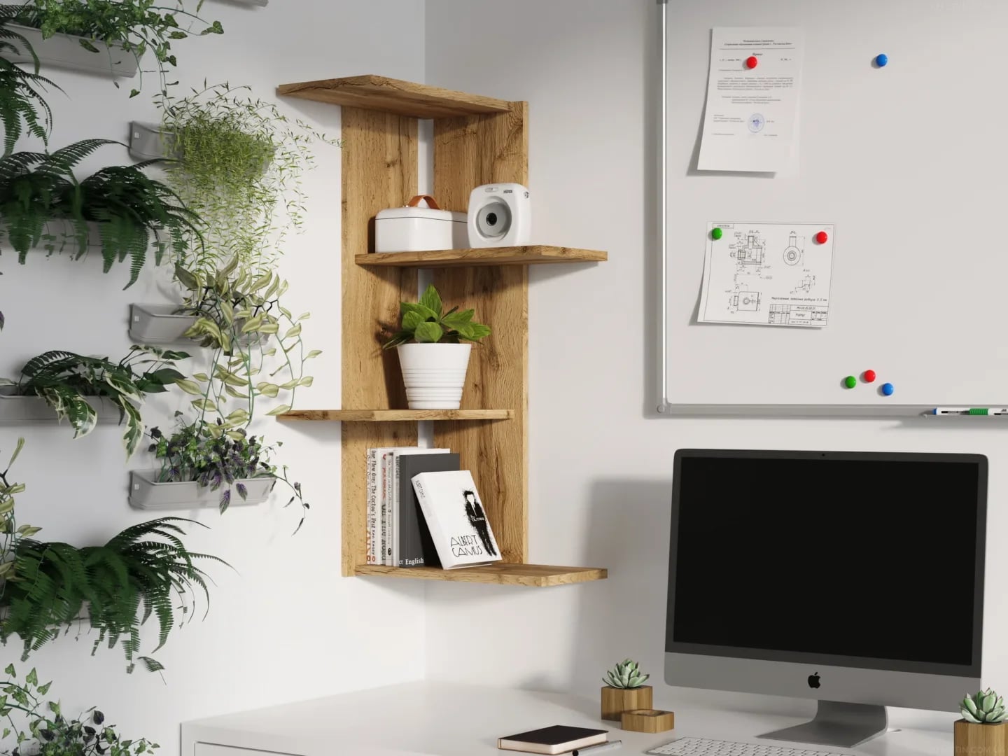 Lentyna Bookshelf-15 Lentynos Svetainės baldai