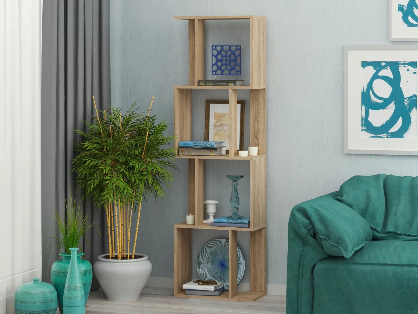 Lentyna Bookshelf-8 Lentynos Svetainės baldai