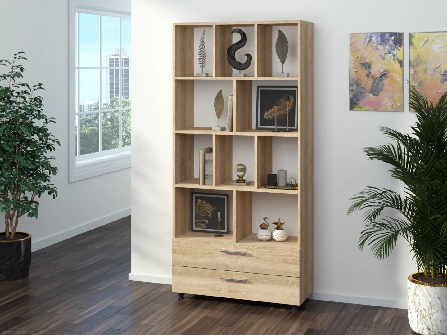 Lentyna Bookshelf-10 Lentynos Svetainės baldai