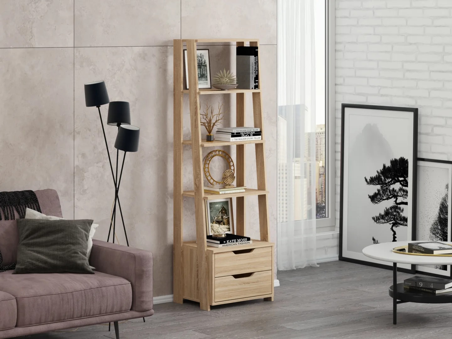 Lentyna Bookshelf-16 Lentynos Svetainės baldai