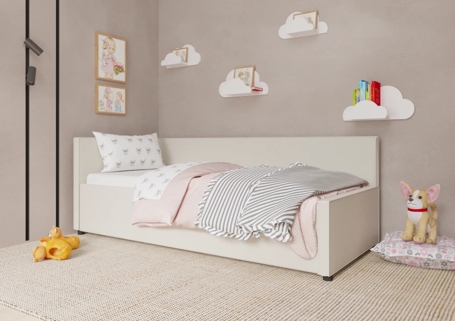 Vaikiška lova Jersey Vaikiškos lovos Vaikų baldai