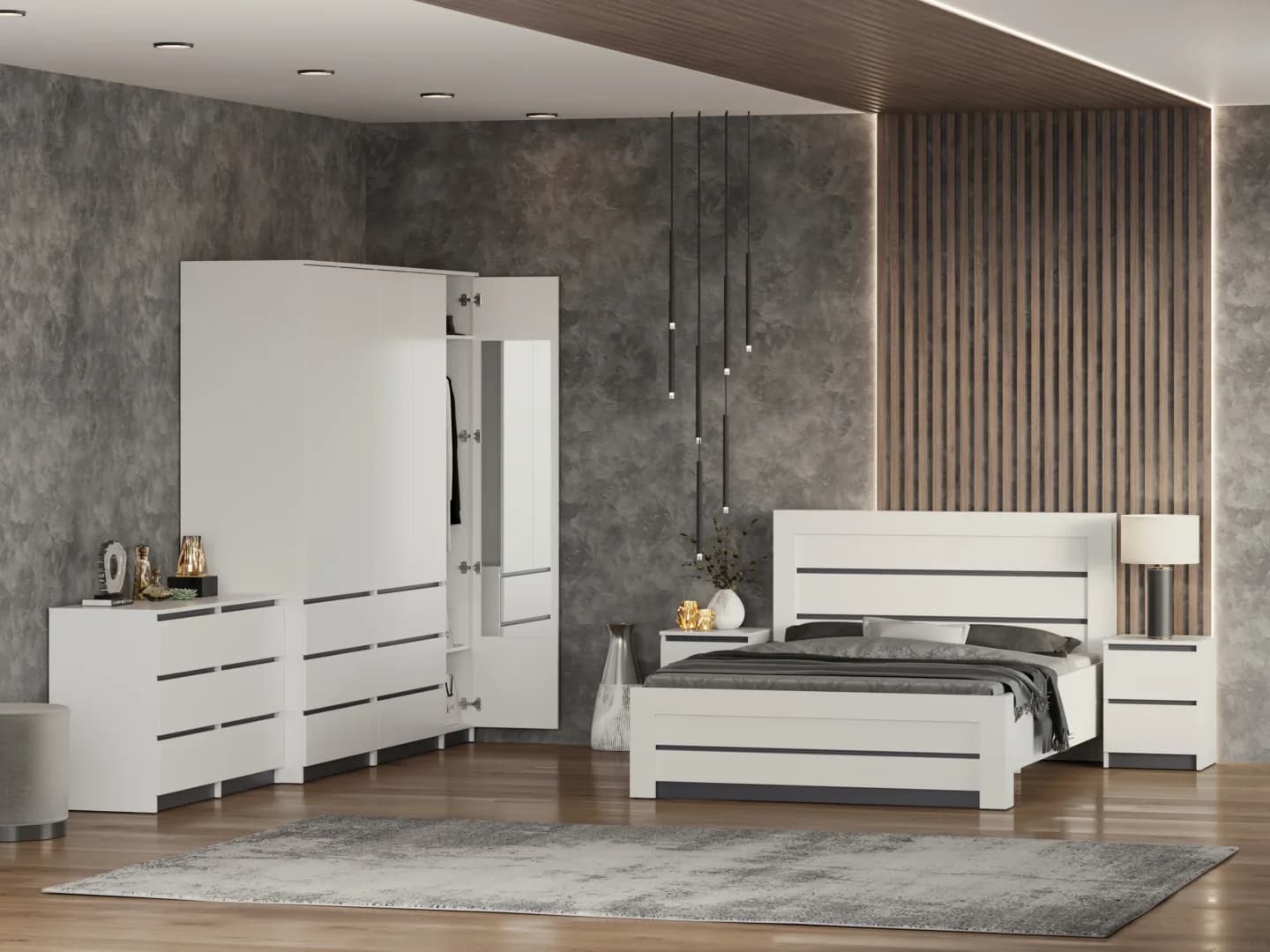 Komoda NS-8 Komodos Miegamojo baldai Svetainės baldai Vaikų baldai