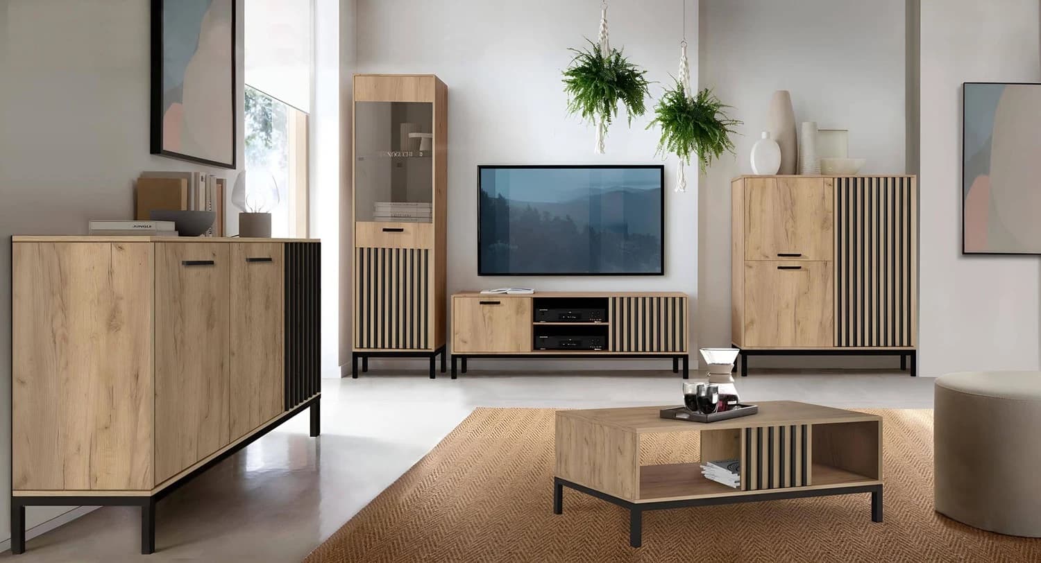 Komoda LAMINO KM-1 Komodos Miegamojo baldai Svetainės baldai Vaikų baldai