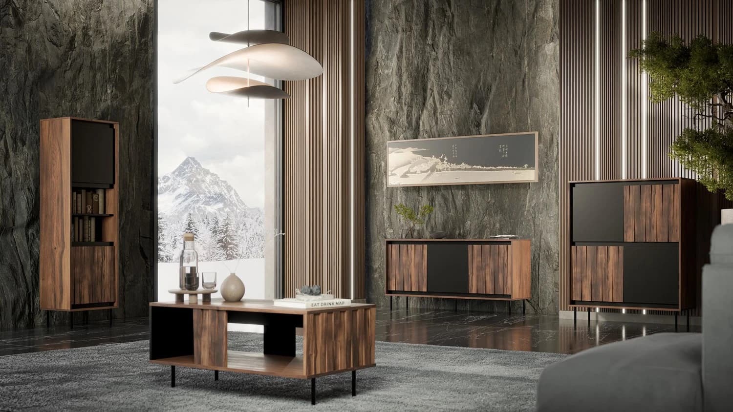 Komoda SWING KM-2 Komodos Miegamojo baldai Svetainės baldai Vaikų baldai