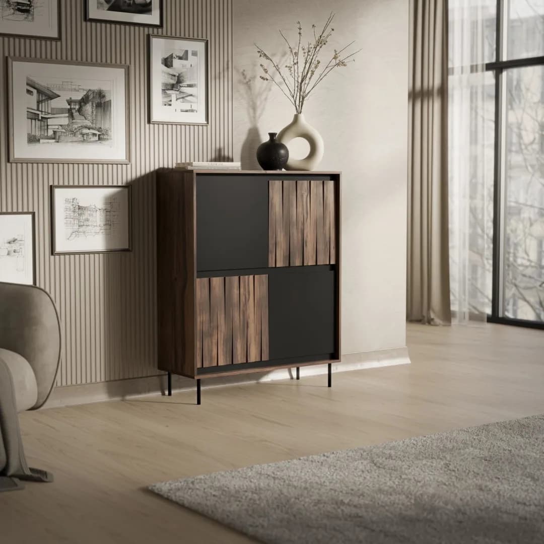 Komoda SWING KM-2 Komodos Miegamojo baldai Svetainės baldai Vaikų baldai