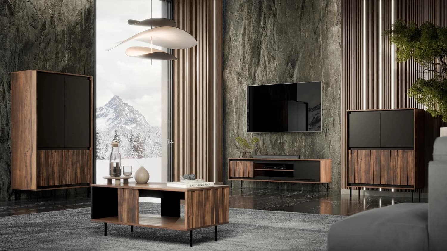 Žurnalinis staliukas SWING LAW-1 Svetainės baldai Žurnaliniai staliukai