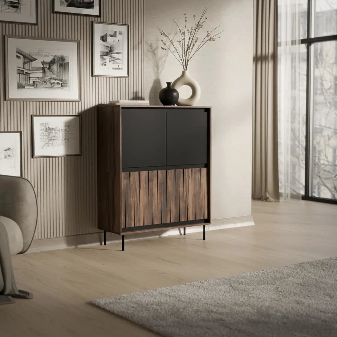 Komoda SWING KM-2 Komodos Miegamojo baldai Svetainės baldai Vaikų baldai