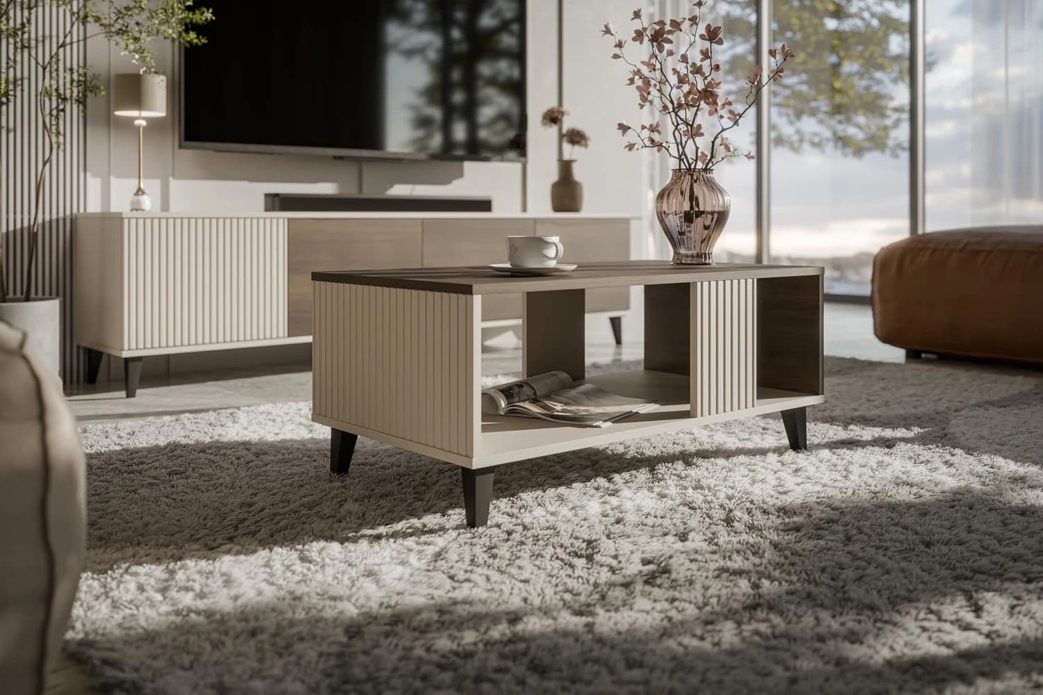 Žurnalinis staliukas RANDOM LAW-1 Svetainės baldai Žurnaliniai staliukai