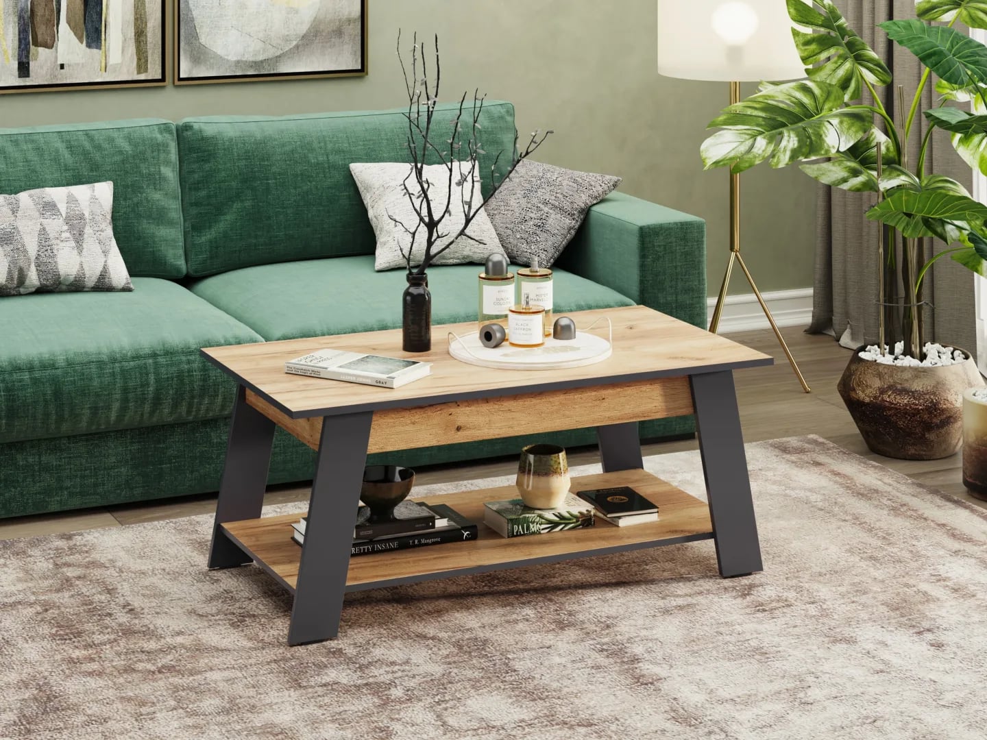 Žurnalinis staliukas Akcent Svetainės baldai Žurnaliniai staliukai