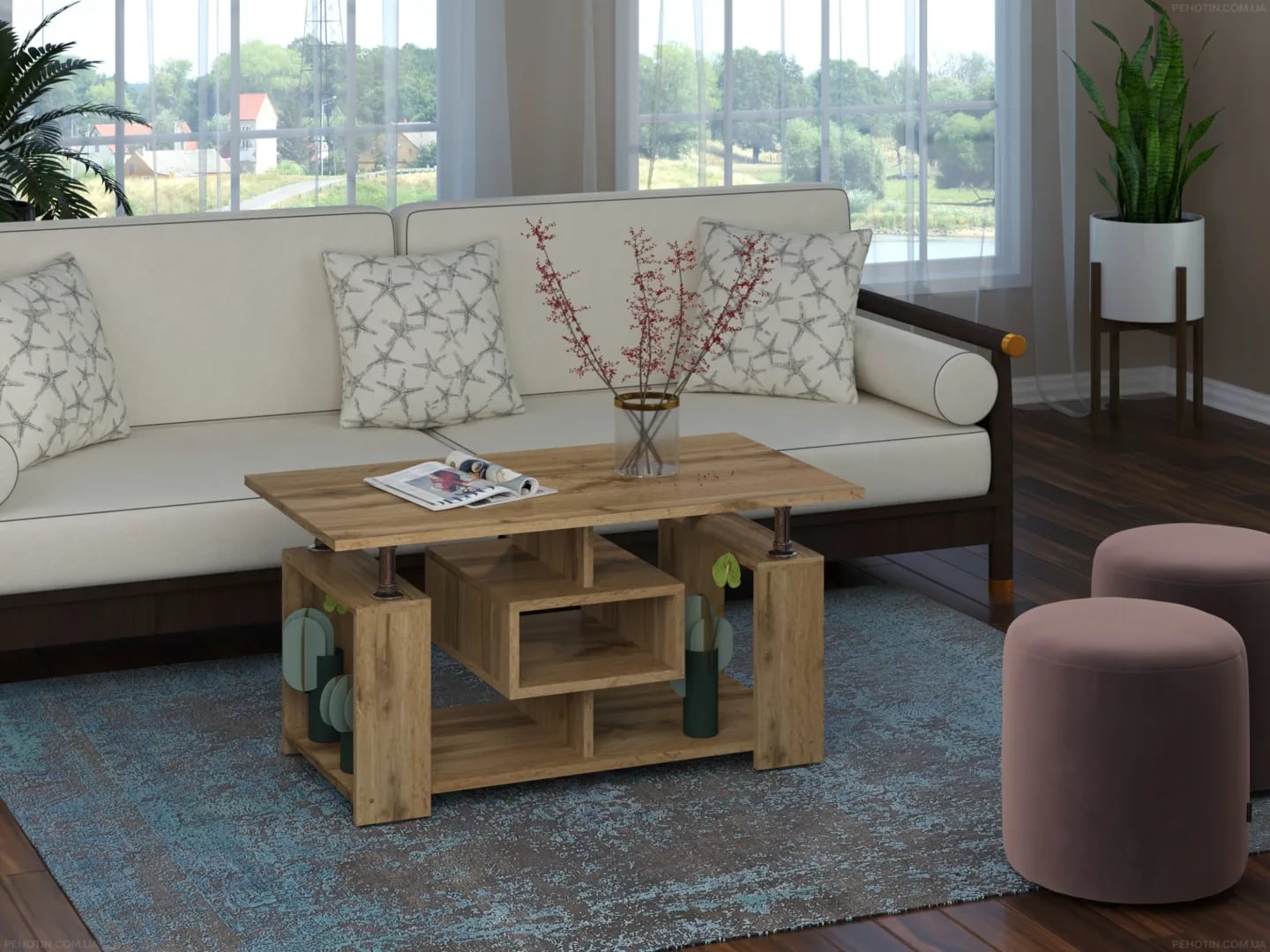 Žurnalinis staliukas Maestro Svetainės baldai Žurnaliniai staliukai