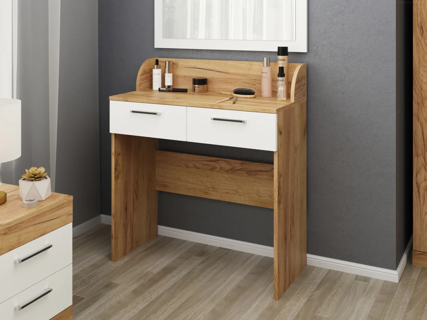 Kosmetinis staliukas Monika Kosmetiniai staliukai Miegamojo baldai